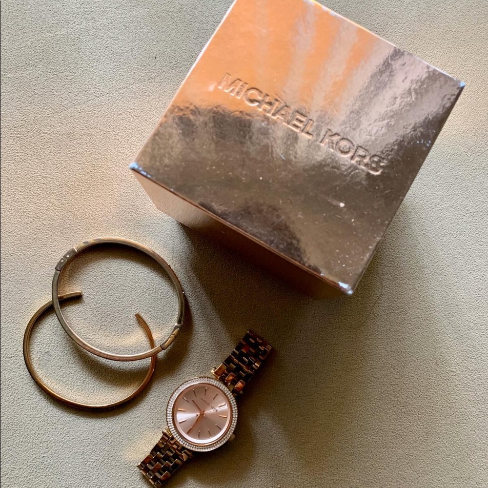 Michael Kors watch and Bracelets